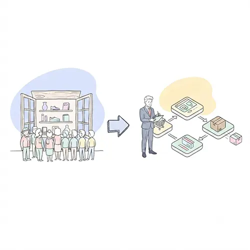 ویترین آنلاین تا یک سیستم فروش