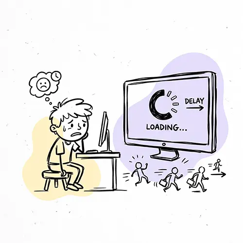 تاثیر کندی بارگذاری برتجربه کاربری