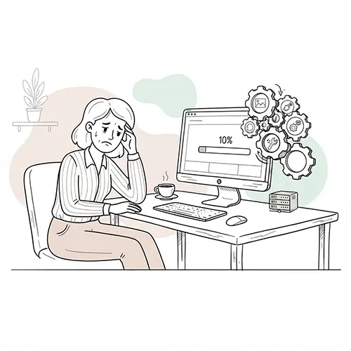 کاهش بازدید سایت